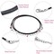 100 Pieces Necklace Cord for Jewelry Making, Black Waxed String Bracelet Making Supplies